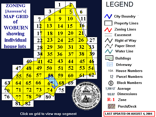 2005 WOBURN ASSESSOR'S MAP