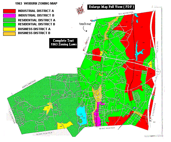 Woburn Zoning Map