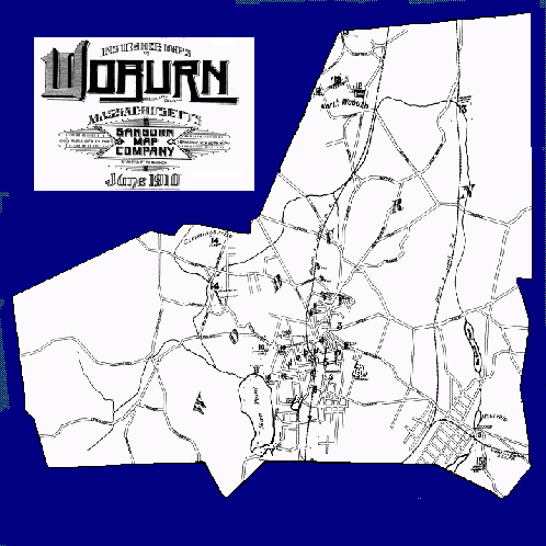 click shaded area to see corresponding 1910 Sanborn Insurance Map Segment